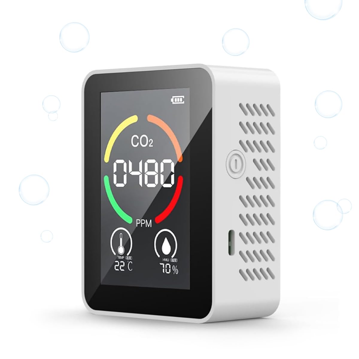 Serplex Air Quality Monitor, 3 in 1 LCD Multifunctional CO2 Detector Carbon Dioxide Monitor Accurate Tester Indoor Air Quality Detector Air Analyzer for CO2 Temperature, Humidity Serplex Air Quality Monitor, 3 in 1 LCD Multifunctional CO2 Detector Carbon Dioxide Monitor Accurate Tester Indoor Air Quality Detector Air Analyzer for CO2 Temperature, Humidity